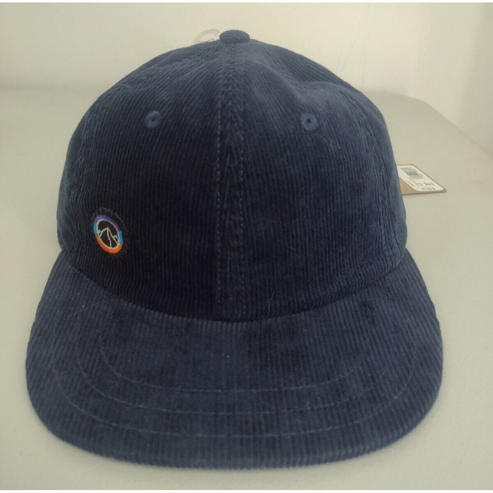 NWT Patagonia Fitz Roy Icon New Navy Corduroy Hiking Snapback Cap Hat Mens OS